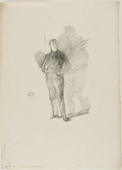 Studie nr. 2: Mr. Thomas Way door James Abbott McNeill Whistler