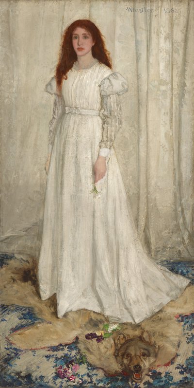 Symfonie in Wit, Nr. 1: Het Witte Meisje door James Abbott McNeill Whistler