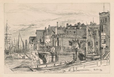 Thamespolitie door James McNeill Whistler