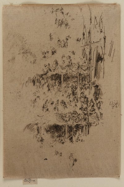 Het Jubileum van de Abdij door James Abbott McNeill Whistler
