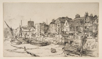 De "Adam en Eva", Old Chelsea door James McNeill Whistler