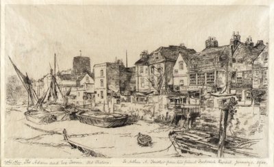 Adam en Eva Tavern, Oud Chelsea door James McNeill Whistler