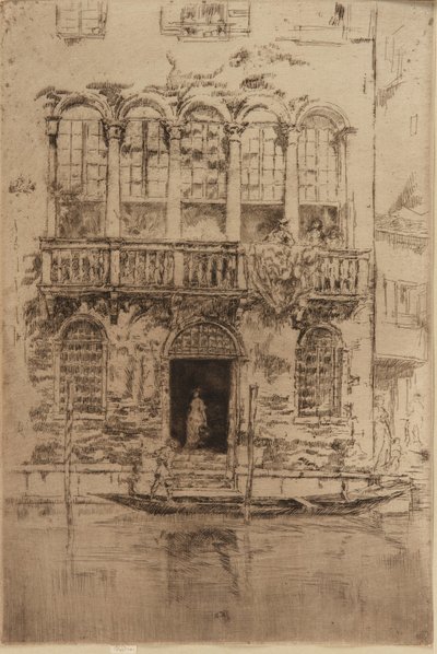 Het balkon door James Abbott McNeill Whistler