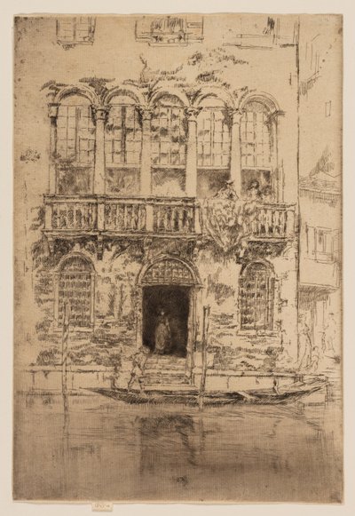 Het Balkon door James Abbott McNeill Whistler