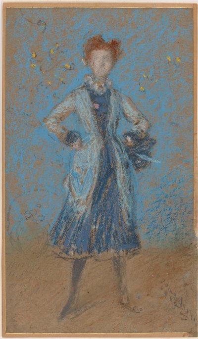 Het Blauwe Meisje door James Abbott McNeill Whistler