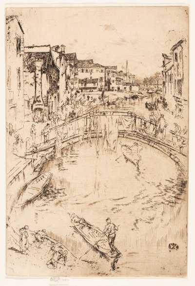 De Brug, Santa Marta door James Abbott McNeill Whistler