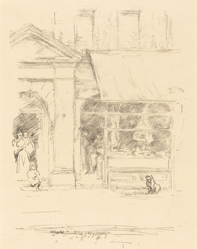 De slagershond door James Abbott McNeill Whistler