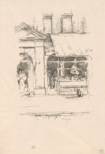 De hond van de slager door James McNeill Whistler