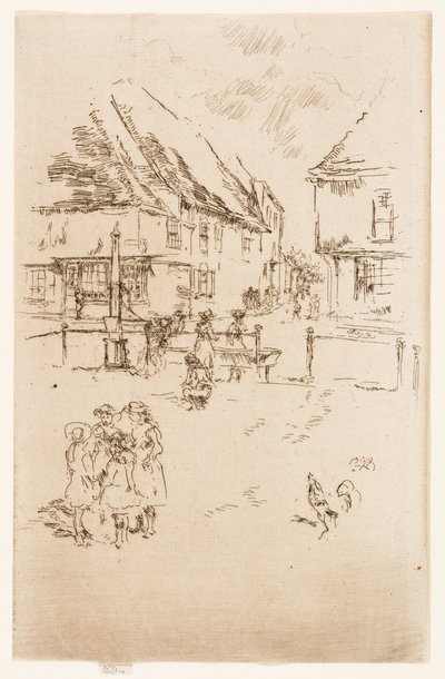 De Haan en de Pomp door James Abbott McNeill Whistler