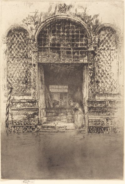 De Deur door James Abbott McNeill Whistler