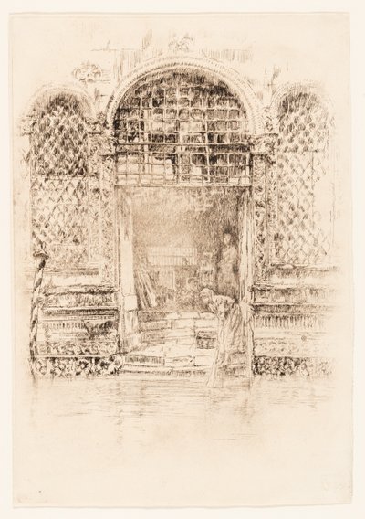 De deuropening door James Abbott McNeill Whistler