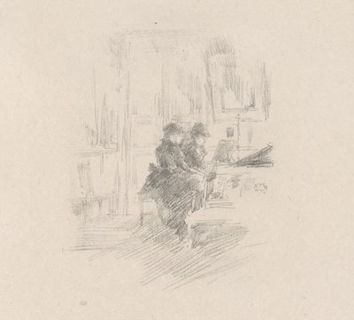 Het Duet, Nr. 2 door James Abbott McNeill Whistler