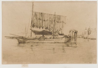 De Vissersboot door James Abbott McNeill Whistler