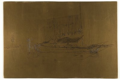 De Vissersboot door James Abbott McNeill Whistler