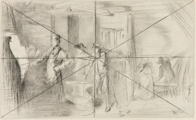 De smidse door James Abbott McNeill Whistler