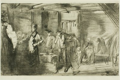 De smederij door James Abbott McNeill Whistler