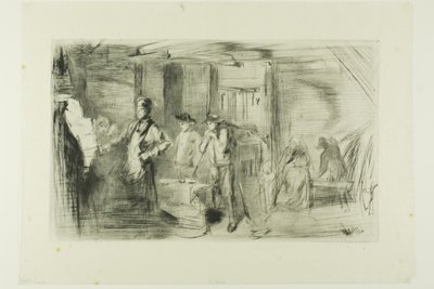 De smidse door James Abbott McNeill Whistler