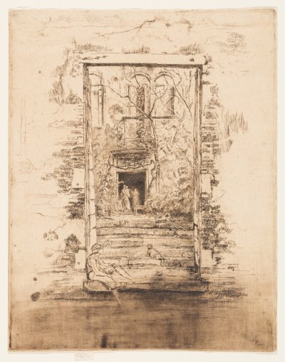 De tuin door James Abbott McNeill Whistler