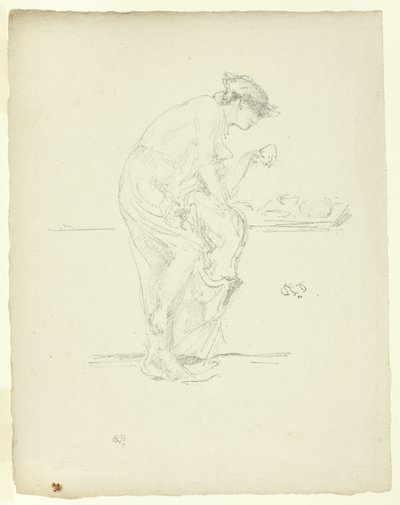 De horoscoop door James Abbott McNeill Whistler