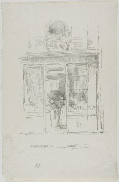 De Wasvrouw: "La Blanchisseuse de la place Dauphine" door James Abbott McNeill Whistler