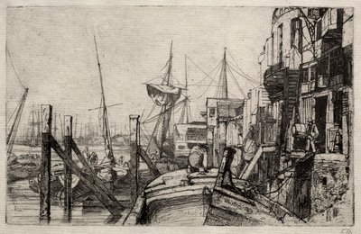 Het Limehouse door James McNeill Whistler