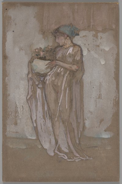 Het Kleine Blauwe Petje door James Abbott McNeill Whistler
