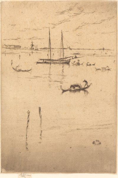 De Kleine Lagune door James Abbott McNeill Whistler