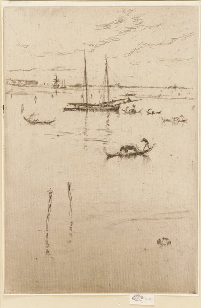 De kleine lagune door James Abbott McNeill Whistler