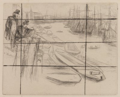 Het Kleine Poeltje door James Abbott McNeill Whistler