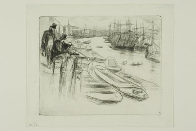 De kleine vijver door James Abbott McNeill Whistler