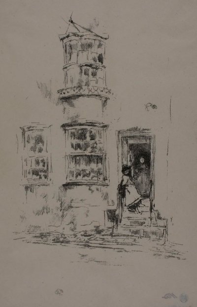 De Kleine Trappen, Lyme Regis door James Abbott McNeill Whistler
