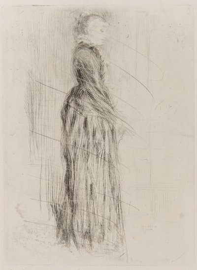 Het kleine fluwelen jurkje door James Abbott McNeill Whistler