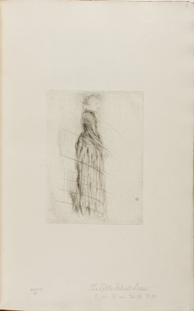 De Kleine Fluwelen Jurk door James Abbott McNeill Whistler