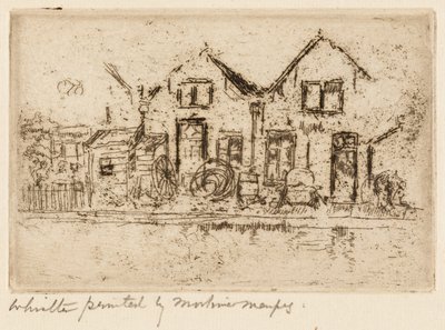 De kleine wagenmakerij door James McNeill Whistler