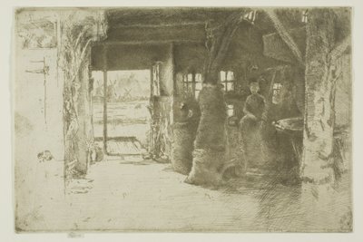 De molen door James Abbott McNeill Whistler