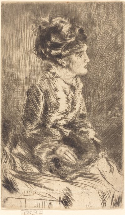 De Muff door James Abbott McNeill Whistler