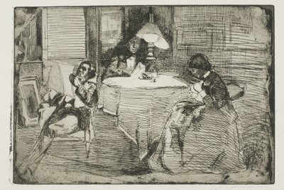 De Muziekkamer door James Abbott McNeill Whistler