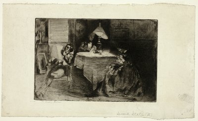 De muziekkamer door James Abbott McNeill Whistler