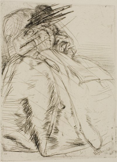 Het Open Boek door James Abbott McNeill Whistler