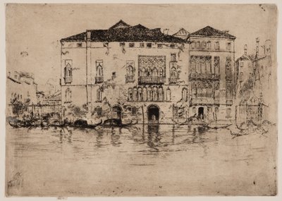 De paleizen door James McNeill Whistler