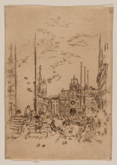 De Piazzetta door James McNeill Whistler