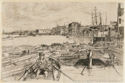 Het Zwembad door James Abbott McNeill Whistler