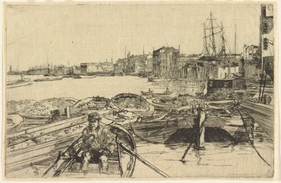 Het Zwembad door James Abbott McNeill Whistler