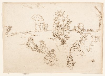 De wallen, Sandwich door James Abbott McNeill Whistler