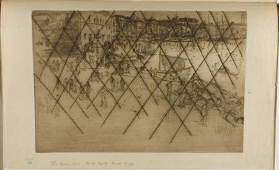 De Riva door James Abbott McNeill Whistler