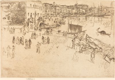 De Riva, No.I door James Abbott McNeill Whistler