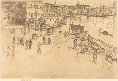 De Riva, No.I door James Abbott McNeill Whistler