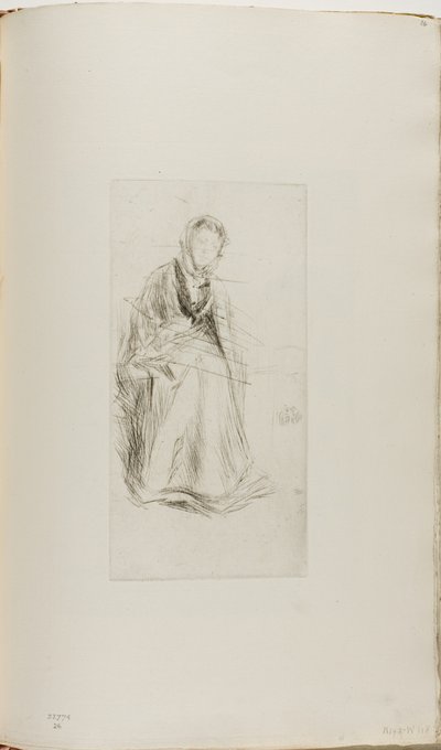 De Schotse weduwe door James Abbott McNeill Whistler
