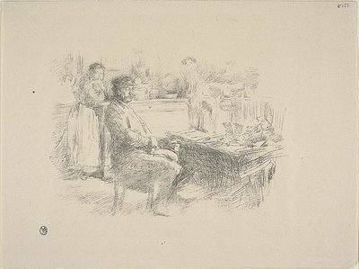 De Schoenmaker door James Abbott McNeill Whistler