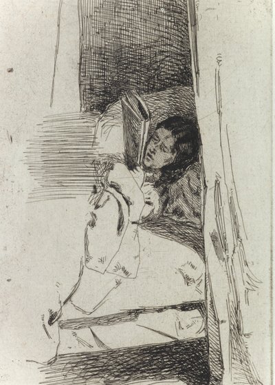 De pantoffel door James Abbott McNeill Whistler